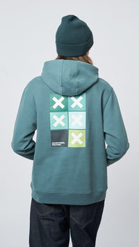 HOODIE SQUARE AMAZON GREEN