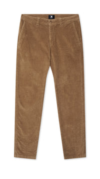 BROWN CORDUROY STRAIGHT PANTS