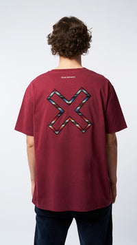 BURGUNDY KARMA TEE