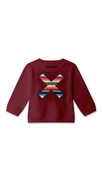 BURGUNDY CLASSIC KIDS CREW