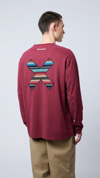 CAMISETA LS CLASSIC BURGUNDY