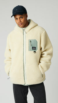 HOODIE POLAR CAVE CREMA