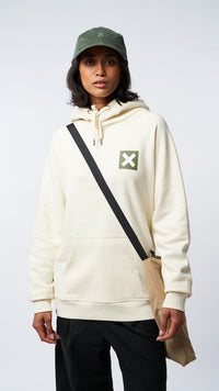 CREAM NATURE HOODIE