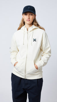 CREAM NEDERLAND FULL ZIP HOODIE