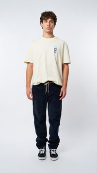 CREAM SQUARE TEE