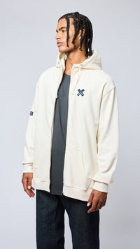 CREAM NEDERLAND FULL ZIP HOODIE