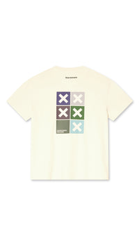 CREAM SQUARE TEE