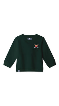 GREEN CLASSIC KIDS CREW