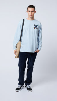 ICE BLUE CLASSIC LS TEE