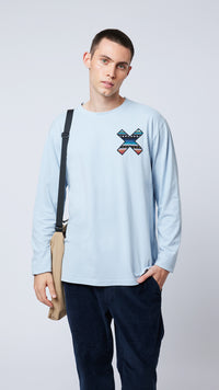 ICE BLUE CLASSIC LS TEE