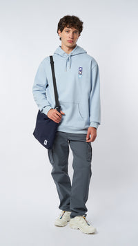 ICE BLUE SQUARE HOODIE