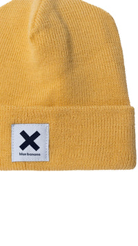 LIGHT YELLOW ICONIC BEANIE