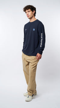 NAVY CORE LS TEE