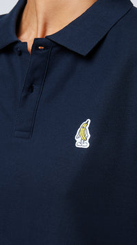 NAVY BANANA POLO