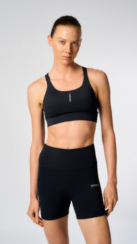 DEEP BLACK ACTIVE WOMAN TOP