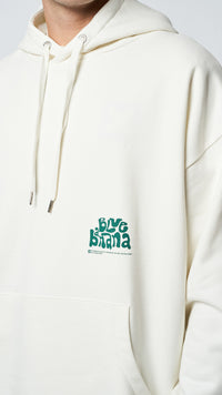 HOODIE RUMBLE BLANCO ROTO