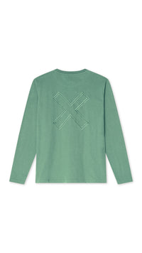 CAMISETA LS REEF PINE GREEN