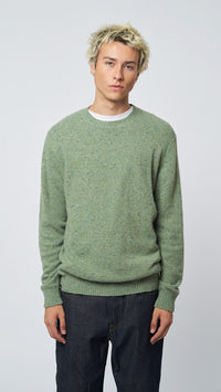 PISTACHIO PATH KNITTED SWEATER