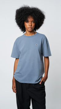 SKY BLUE PATCH TEE