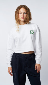 SUDADERA MUJER NATURE BLANCA