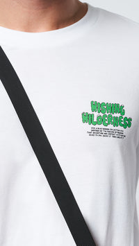 CAMISETA LS WILDERNESS BLANCA