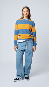 YELLOW HILL KNITTED SWEATER